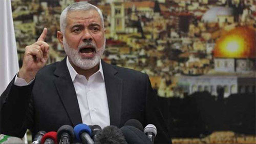 jefe político del movimiento de resistencia palestina Hamas, Ismail Haniye EEUU incluye al líder de Hamas en lista de terroristas